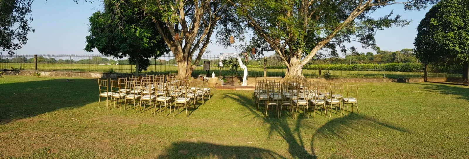 Montaje de matrimonio en Finca El Jardín
